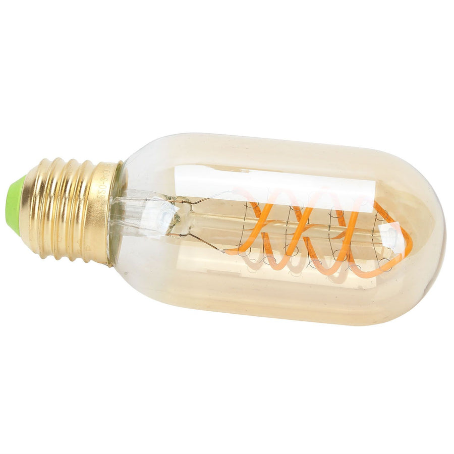 Light Bulb Vintage Double Spiral E27 4W LED Flexible Filament Warm Light LED Bulb 220V