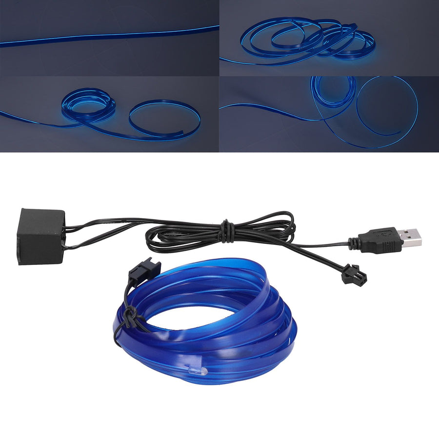 3 Meters / 9.8ft USB Car Ambient Light Flexible LED Light Strip Car Interior Decorative Lamp