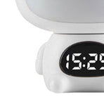 Cartoon Cute LED Night Light Remote Control Plug in Wall Night Light Eye Protection Sleep Bedroom Bedside Table Lamp for Infant Feeding White Rabbit Monochrome Style