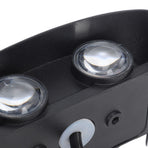 4W LED Outdoor Wall Sconce Double Headed Outside Up Down LED Wall Lamp 3 Color Dimming Waterproof 85‑265V
