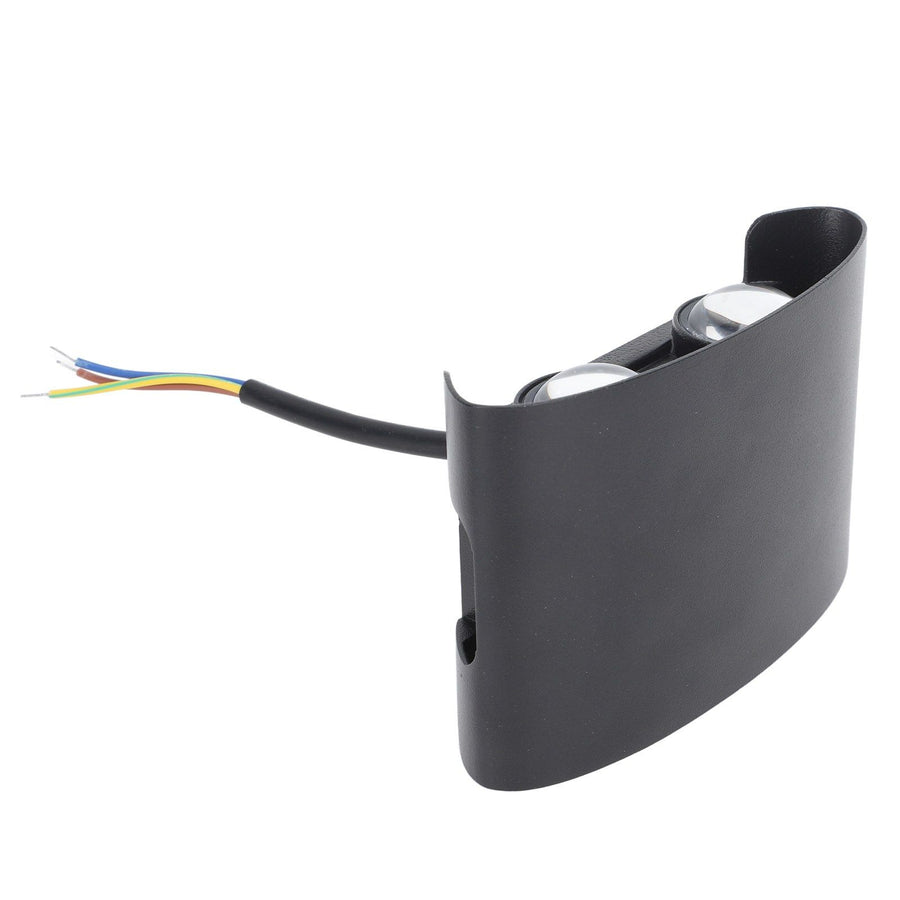 4W LED Outdoor Wall Sconce Double Headed Outside Up Down LED Wall Lamp 3 Color Dimming Waterproof 85‑265V
