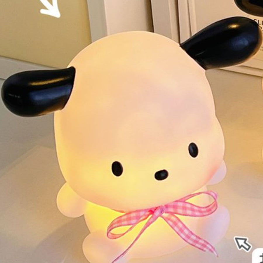 Cute Cartoon Puppy Mini Table Lamp Bedroom Decorative Puppy Night Light Cute Puppy Bedside Lamp