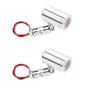 2 Pcs Mini LED Spotlight DC12V 1W 30° Angle Indoor Accent Up Lights Jewellery Showcase Spot Light for KTV Cabinet Bookshelf Hallway Natural Light
