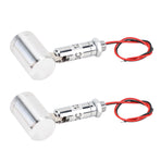 2 Pcs Mini LED Spotlight DC12V 1W 30° Angle Indoor Accent Up Lights Jewellery Showcase Spot Light for KTV Cabinet Bookshelf Hallway Natural Light