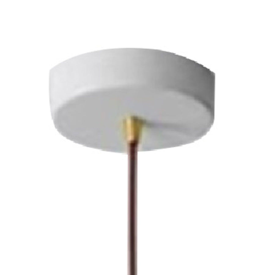 Modern Pendant Light Fixture Iron Japanese Style Hanging Ceiling Lamp for Kitchen Island Dining Room Bar Office White 24x20cm/9.4x7.9in