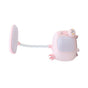 LED Desk Lamp High Brightness Adjustable Rechargeable Bedside Table Night Light for Bedroom Pink Rabbit