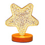 Decorative Table Lamp Bedside Night Light Romantic Table Lamps Innovative Ornaments for Bedroom Star Style