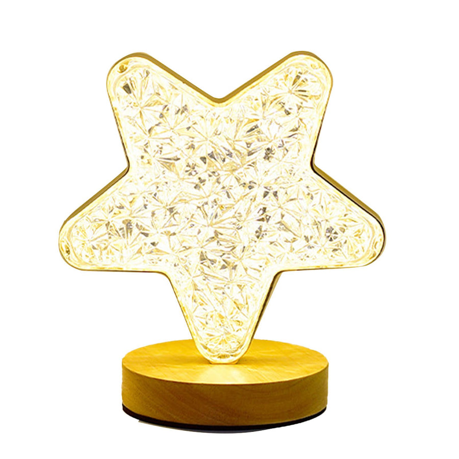 Decorative Table Lamp Bedside Night Light Romantic Table Lamps Innovative Ornaments for Bedroom Star Style