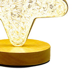 Decorative Table Lamp Bedside Night Light Romantic Table Lamps Innovative Ornaments for Bedroom Star Style