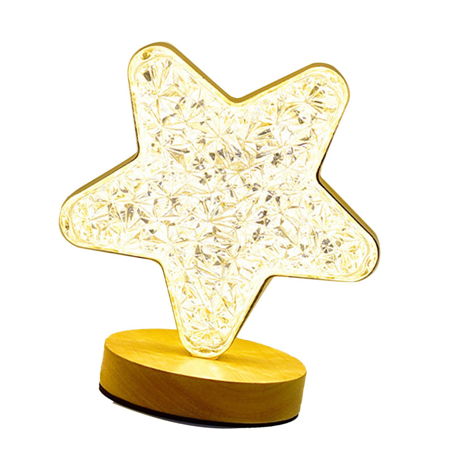 Decorative Table Lamp Bedside Night Light Romantic Table Lamps Innovative Ornaments for Bedroom Star Style