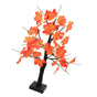 LED Maple Tree Lamp Multi Color Lighting Adjustable Brightness LED Lighted Maple Tree Decoration Black