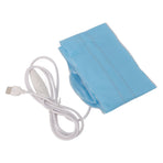 Inflatable Camping Lantern USB Powered Foldable Portable Tent Light Tube for Outdoor Video Blogging Live Streaming Blue XL(85cm / 33.5in)