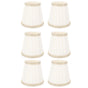 6 Pcs Fabric Lamp Shade Simple Pleated Universal Cloth Lampshade for Floor Table Lamps