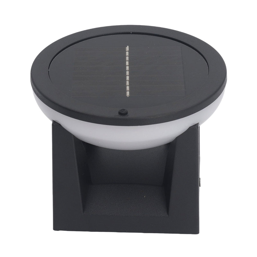Solar Post Light Outdoor Column Pillar Lamp Y140 Round