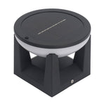 Solar Post Light Outdoor Column Pillar Lamp Y140 Round
