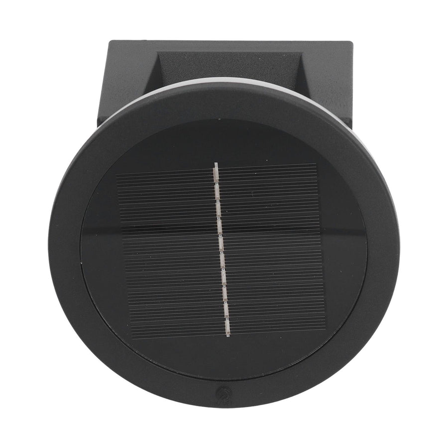 Solar Post Light Outdoor Column Pillar Lamp Y140 Round