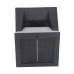 Solar Post Light Outdoor Column Pillar Lamp F100 Square
