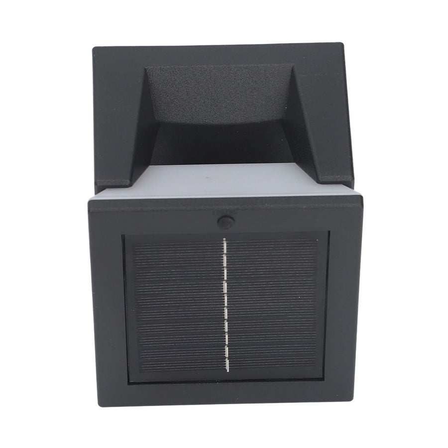 Solar Post Light Outdoor Column Pillar Lamp F100 Square