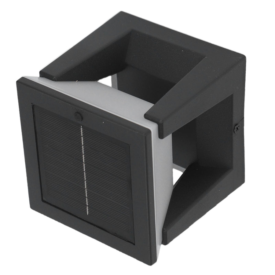 Solar Post Light Outdoor Column Pillar Lamp F100 Square