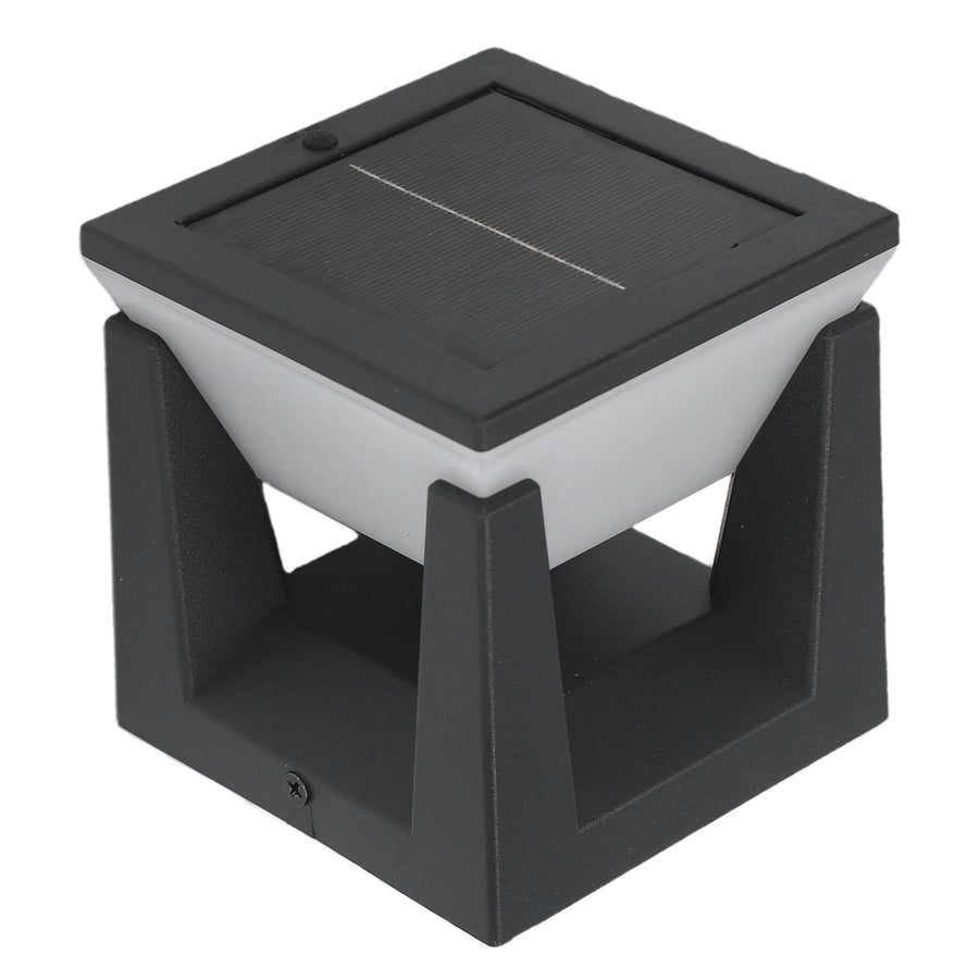 Solar Post Light Outdoor Column Pillar Lamp F100 Square