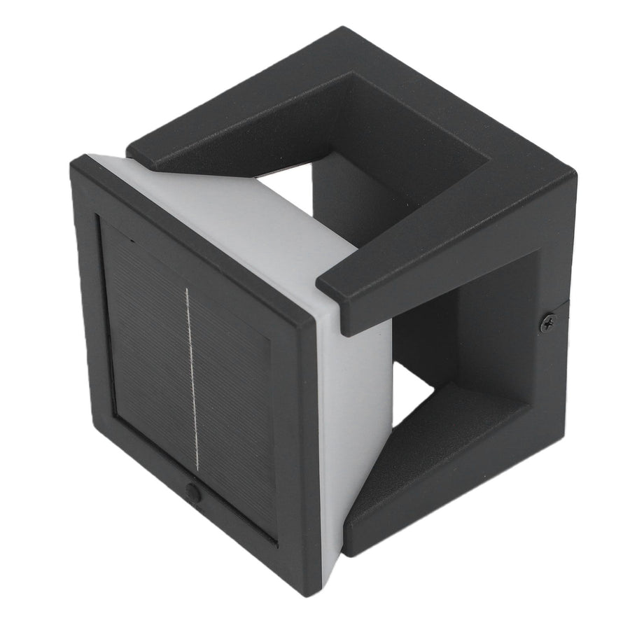 Solar Post Light Outdoor Column Pillar Lamp F100 Square