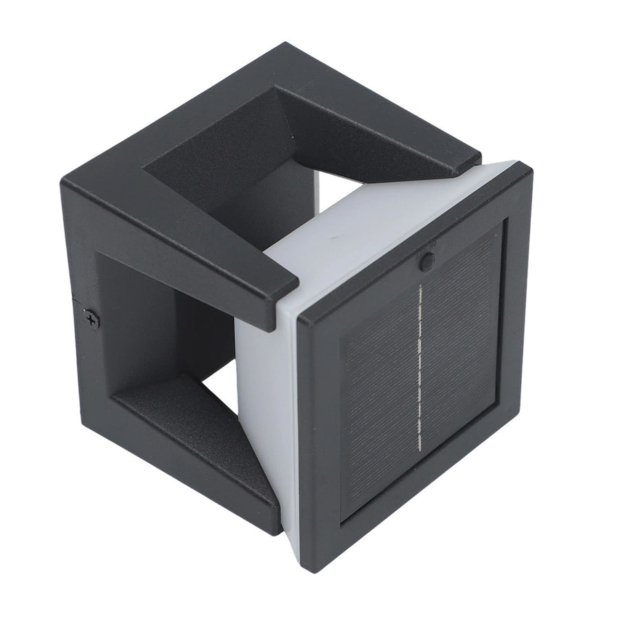 Solar Post Light Outdoor Column Pillar Lamp F100 Square