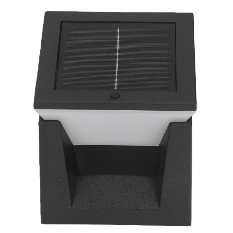 Solar Post Light Outdoor Column Pillar Lamp F100 Square
