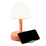 Power Strip Desk Lamp Soft Lighting Bedside Table Lamp with AC Outlet and Safety Door for Bedroom Dormitory Roseate 1.8m US Plug