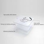 Kitchen bathroom hooks without nails paste door hooks strong hooks glue strong load-bearing walls nail-free Single bare galvanized hook