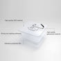 Kitchen bathroom hooks without nails paste door hooks strong hooks glue strong load-bearing walls nail-free Single bare galvanized hook