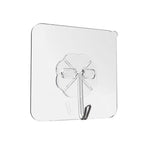 Kitchen bathroom hooks without nails paste door hooks strong hooks glue strong load-bearing walls nail-free Single bare galvanized hook
