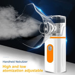 Handheld Nebulizer Atomizer Steam Inhaler Mesh Nebulizer Household Portable Atomizing Sprayer Electric USB Nebulizer Machine for Children and Adults