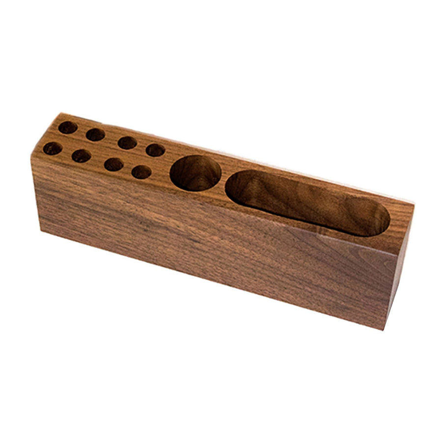 Pen Holder for Desk Acacia Wooden Pencil Stand Solid Wood Business Card Holder Fountain Pen Organizer Aesthetic Office Stationery Desk Decor and Storage Stand