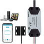 Smart WiFi Garage Door Opener Tuya Smart Life APP Remote Time Voice Control 2.4GHz Networks Smart Garage Controller Compatible with Amazon Alexa / Home Assistant