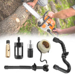 For Stihl MS180 MS170 018 017 Chainsaw Oil Pump Worm Gear Fuel Hose Filter Kit