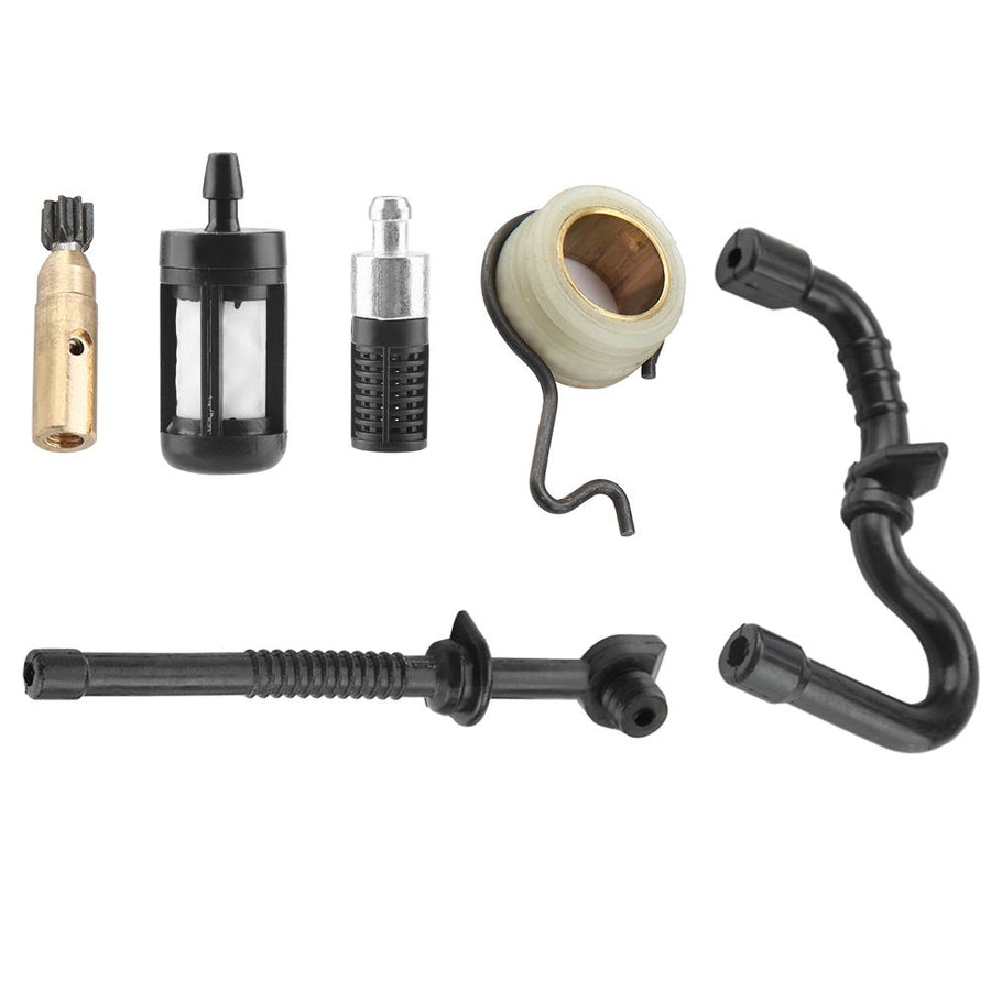 For Stihl MS180 MS170 018 017 Chainsaw Oil Pump Worm Gear Fuel Hose Filter Kit