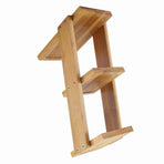 3 Tiers Bamboo Desktop Potted Plant Flower Holder Storage Rack Shelf