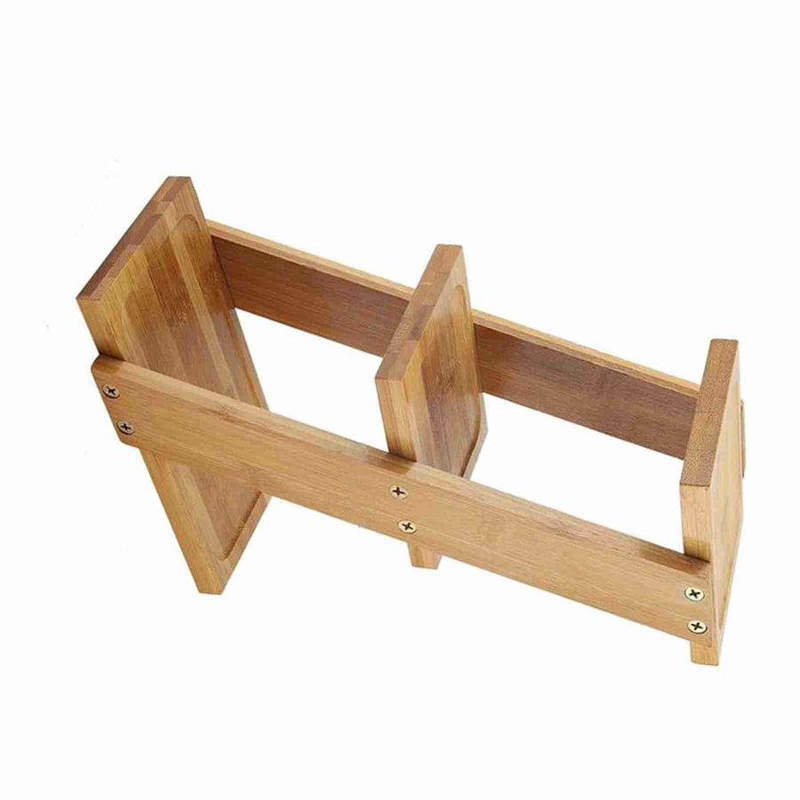 3 Tiers Bamboo Desktop Potted Plant Flower Holder Storage Rack Shelf