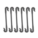 100Pcs Grape Grafting Clips Garden Plant Vegetable Vine Fixing Clamp Black