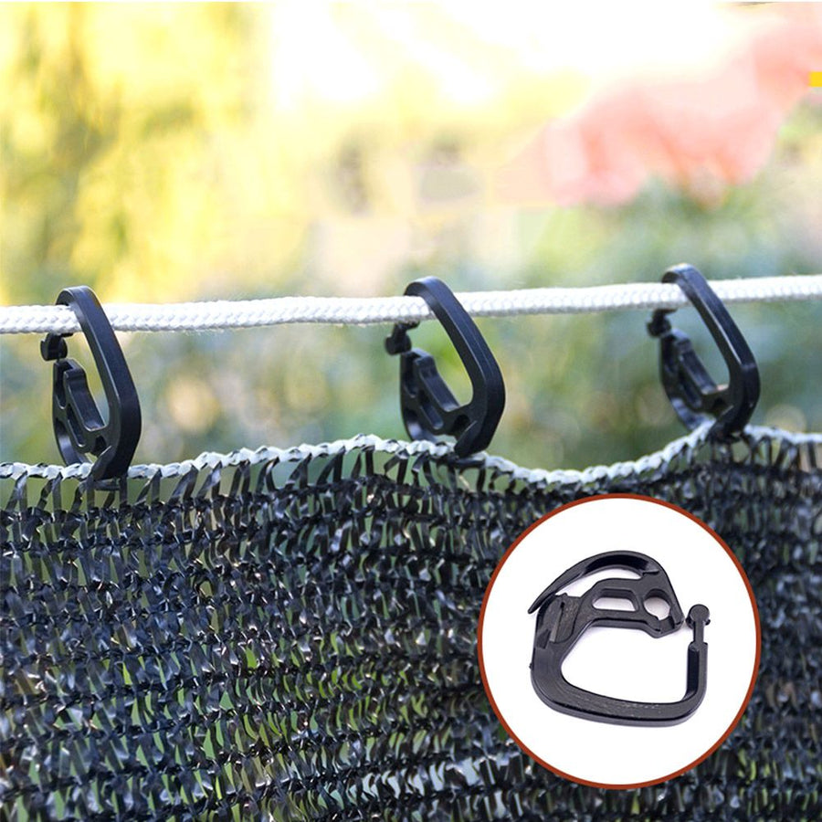 50Pcs Shade Net Clip Clamp Trellis Garden Flower Vegetable Vine Fixed Clip Plant Support