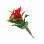 Plastic Artificial Plant Fake Red Anthurium Flowers Bouquet Wedding Home Garden Decor