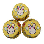 100Pcs Cupcake Liners Rabbit Printing Muffin Paper Cups Heat resistant Oil Proof Baking Cup