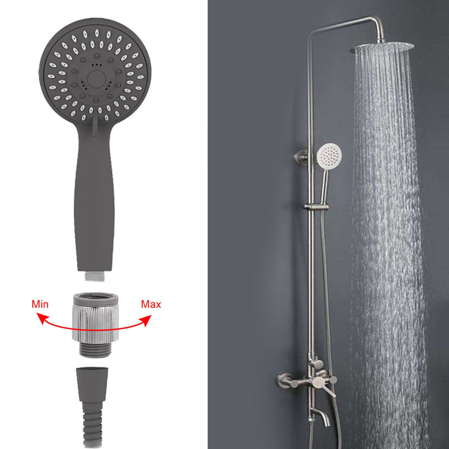 Screw in Shower Head Water Flow Pressure Adjustment Regulator Bathroom Accessory