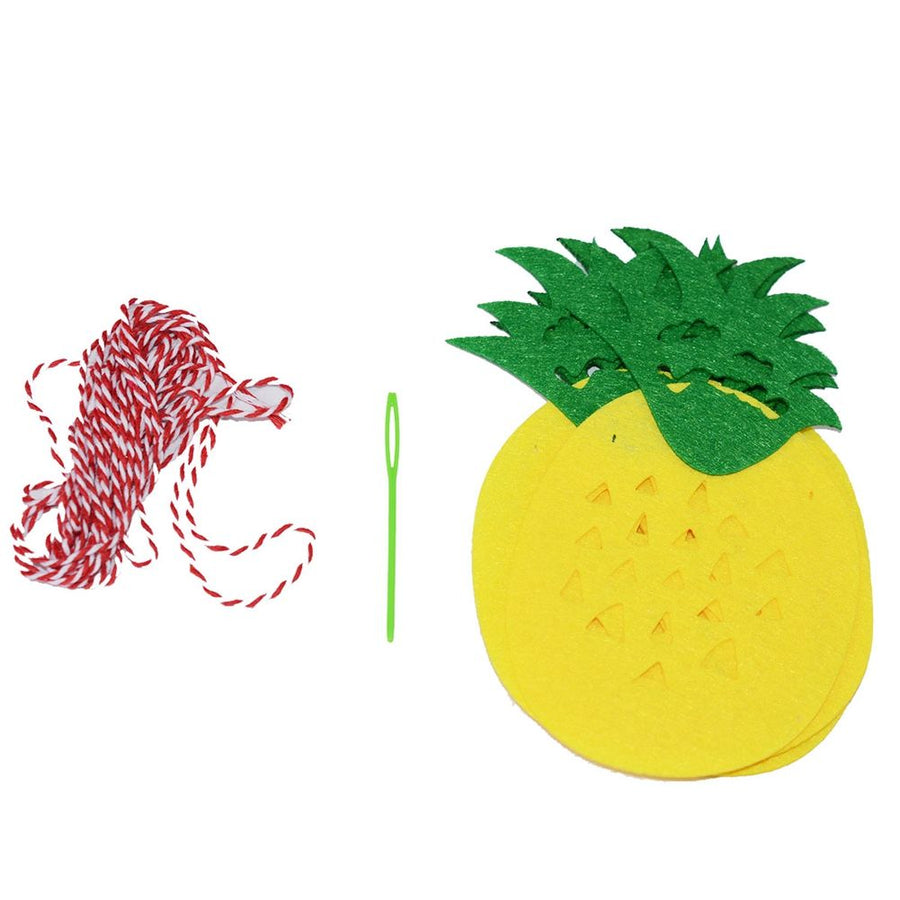 Birthday Decorations Kit Baby Shower Photograph Props Fruit shaped Bunting Flag