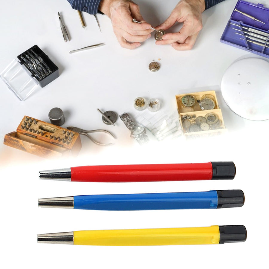 3pcs Fiberglass Scratch Brush Pen Set Watch Repair Rust Remove Clean Tool