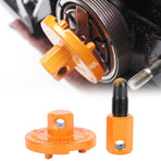 Piston Stop Chainsaw Clutch Flywheel Removal Tool Kit Fit for Husqvarna