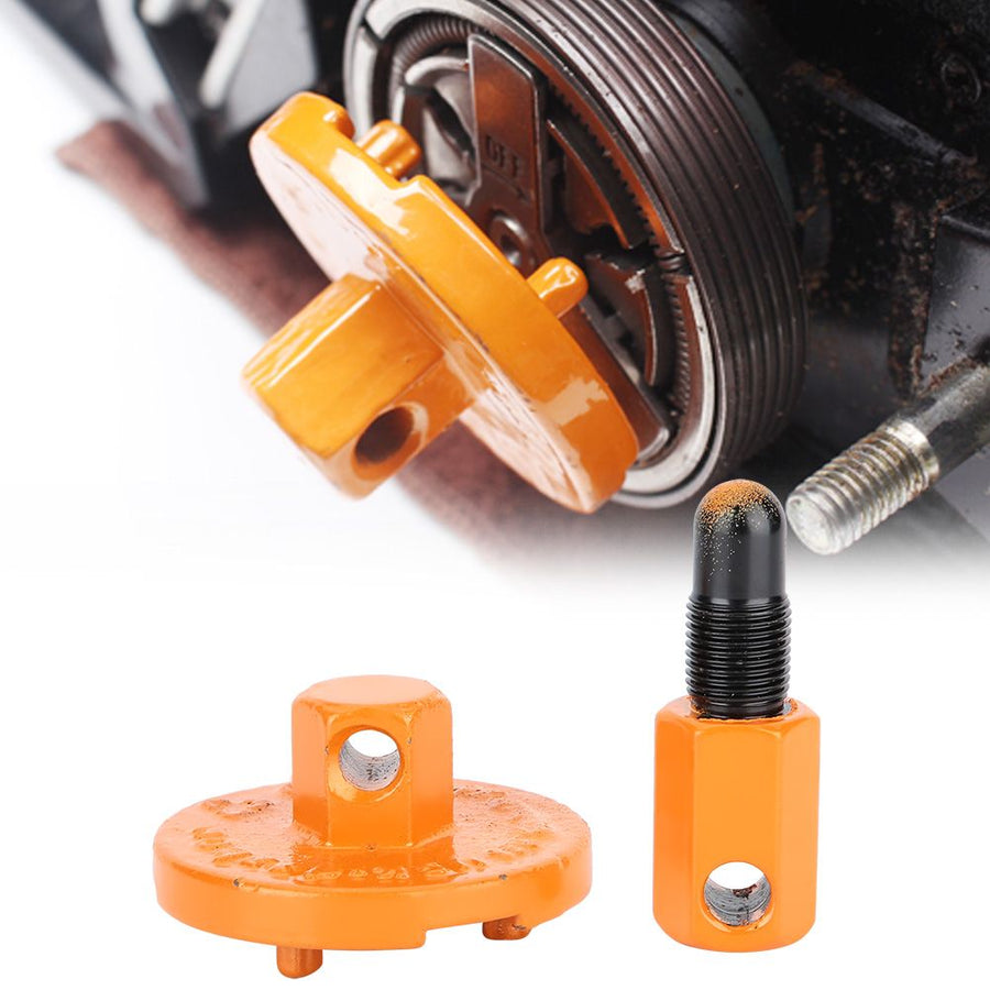 Piston Stop Chainsaw Clutch Flywheel Removal Tool Kit Fit for Husqvarna