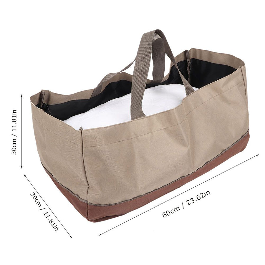 Portable Large Capacity Oxford Cloth Logs Carrier Bag Twigs Branch Storage Bag