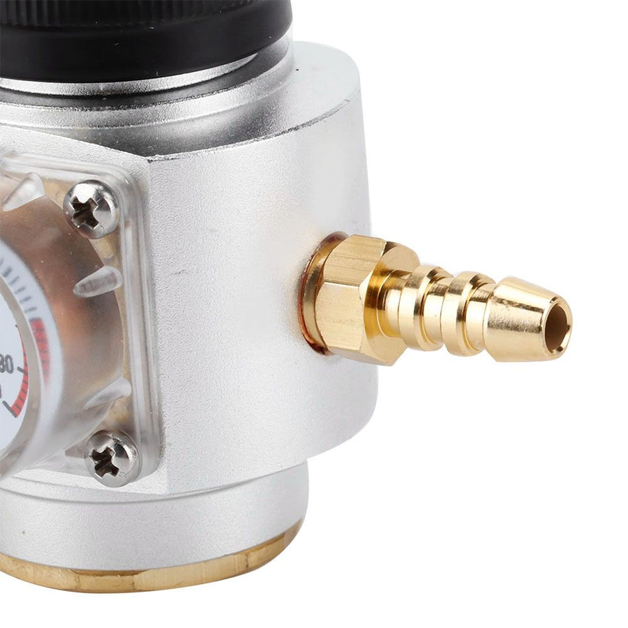 CO2 Mini Gas Regulator T21 * 4 Soda Pressure Gauge Wire CO2 Charger Kit 0-90 PSI( for European)