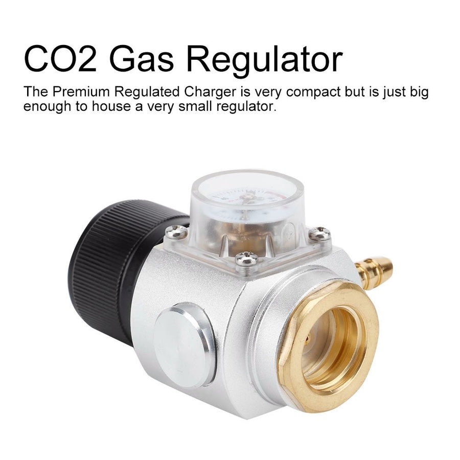 CO2 Mini Gas Regulator T21 * 4 Soda Pressure Gauge Wire CO2 Charger Kit 0-90 PSI( for European)